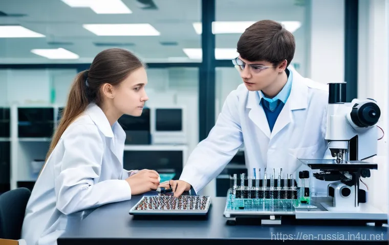 러시아 학교 시스템 - **Prompt: A modern Russian middle school classroom during a hands-on STEM lesson. Students, aged 12-...